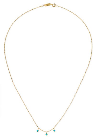 Jennifer Meyer
				
			
			
			
			
			
				18-karat gold turquoise necklace
				$750 | NET-A-PORTER (US)