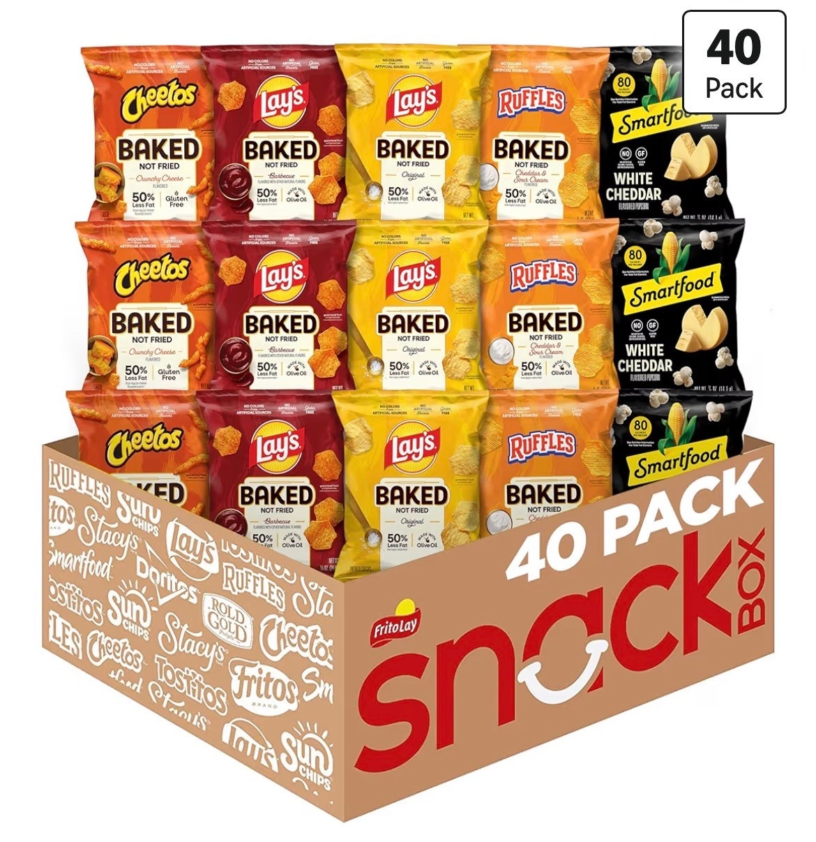 The Baked Chips & Smartfood Snack Box is down to only around $15 today on Amazon - 30% Off!! This is a rare deal for a 40 pack, especially lately when snack deals are quite hard to come by. These are fan favorites in my house - perfect for on the go or lunches!

#LTKSaleAlert #LTKfoodie #LTKHome