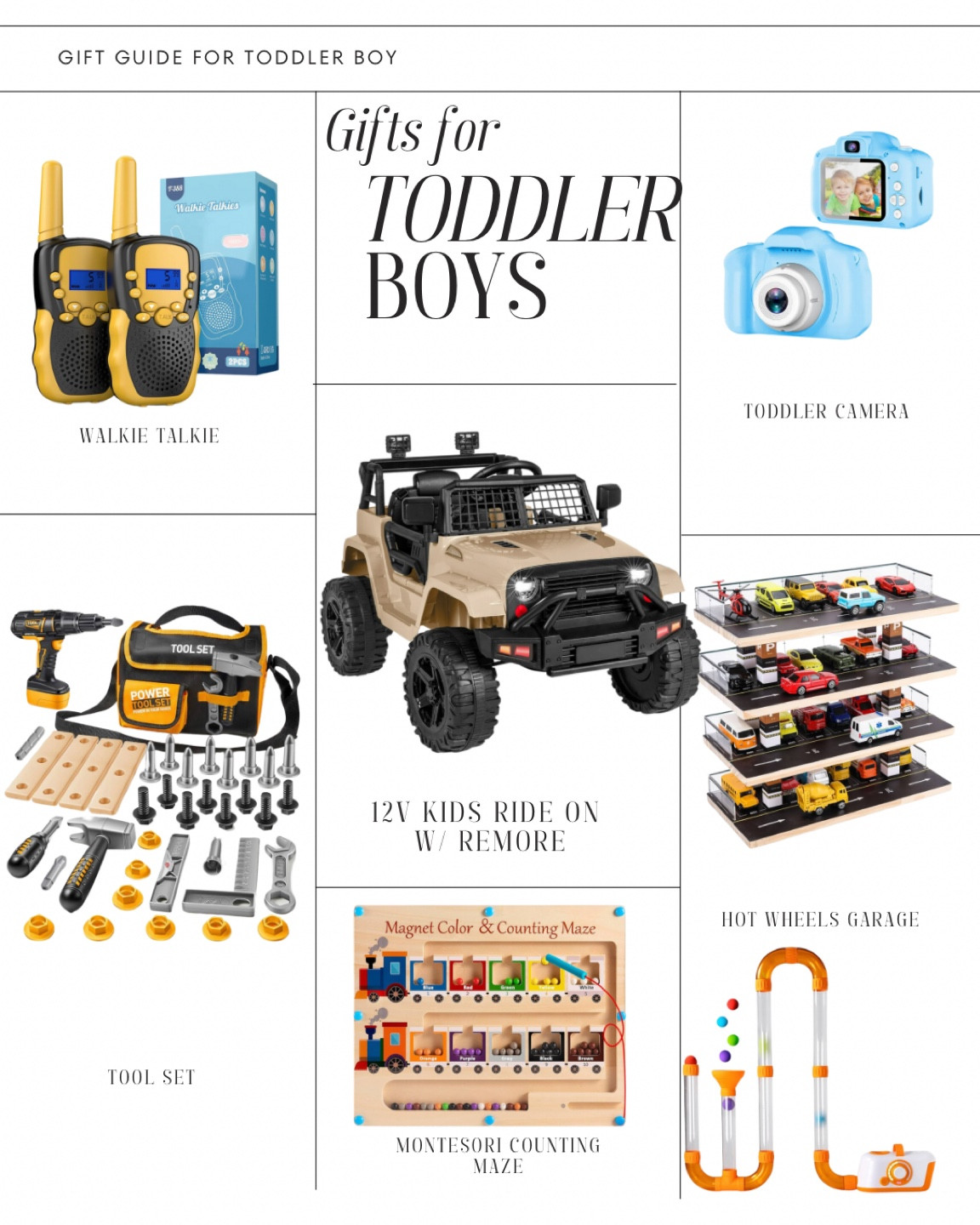 Toddler boy gift ideas