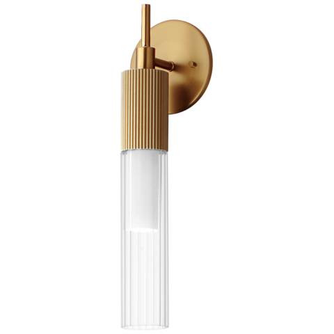 ET2 Reeds 16"High Gold ADA LED Wall Sconce | Lamps Plus