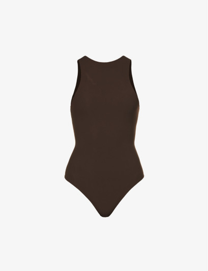 Womens Cocoa Fits Everybody High-neck Stretch-woven Body M | Selfridges