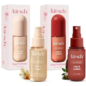 Kitsch Hair Perfume for Women- Warm Sugar and Oak & Amber | Clean, Deodorizing & Patented Odor-El... | Amazon (US)