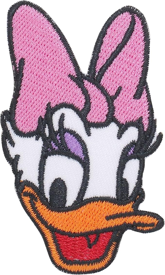 Daisy Embroidered Iron On Patch DIY & Repair Jeans, Jacket, Bag Sew On Emblem | Amazon (US)