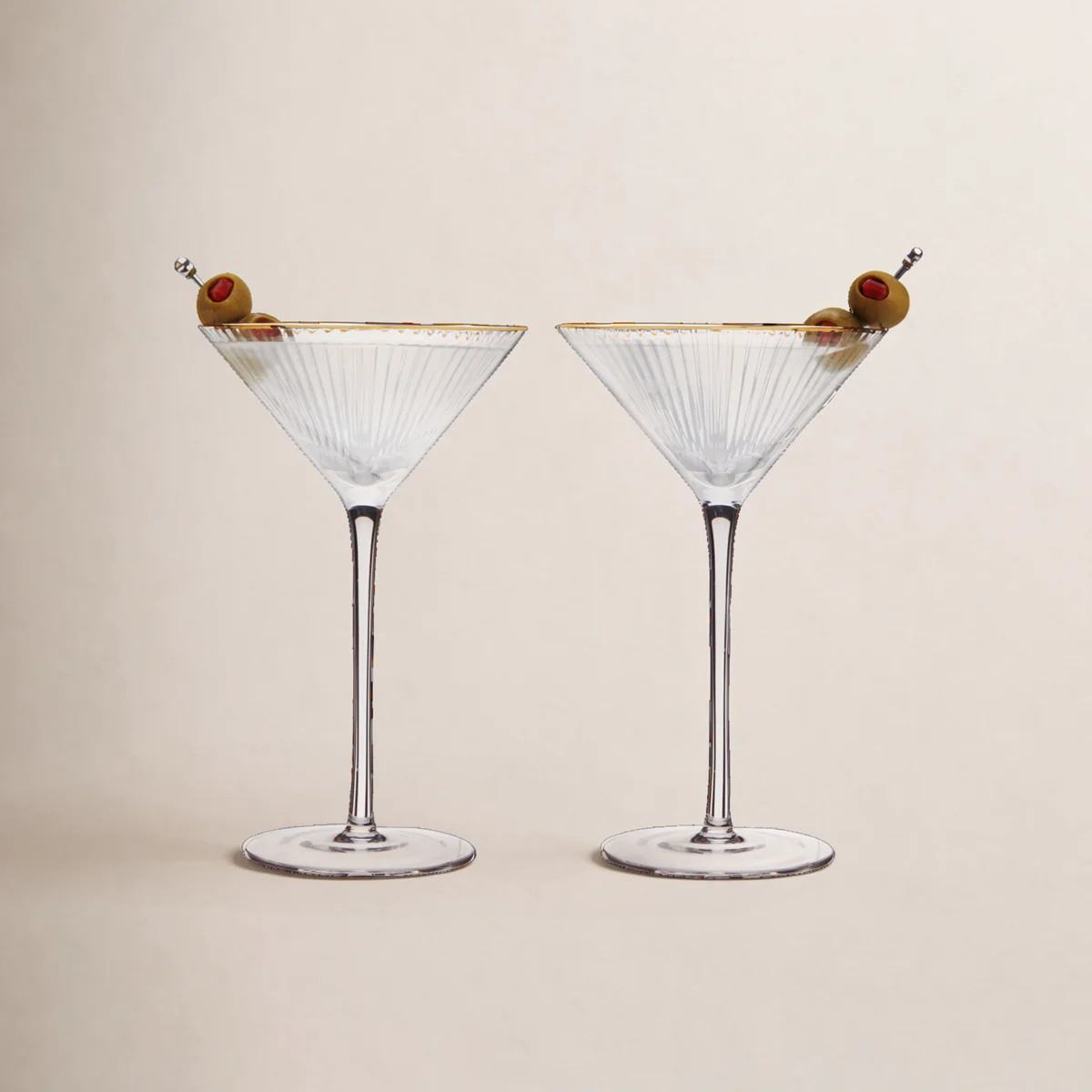 Meridian Crystal Martini Glasses | Wayfair North America