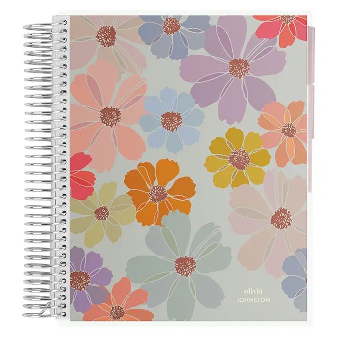 Colorful Cosmos Premium 3 Subject Notebook | Erin Condren | Erin Condren
