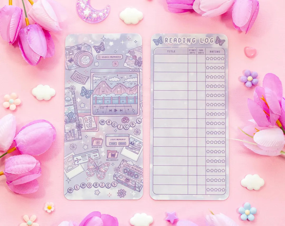 Magical Memories Reading Log Bookmark - Etsy | Etsy (US)