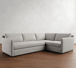 Pacifica Slim Arm 3-Piece Sectional (102"&ndash;106") | Pottery Barn (US)