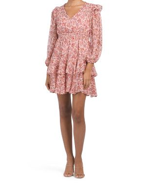 Ruffle Floral Dress | TJ Maxx