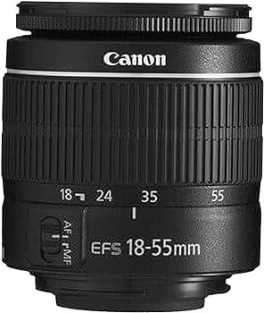 Canon EOS 2000D / Rebel T7 DSLR Camera w/EF-S 18-55mm F/3.5-5.6 Zoom Lens + 64GB Memory, LED Vide... | Amazon (US)