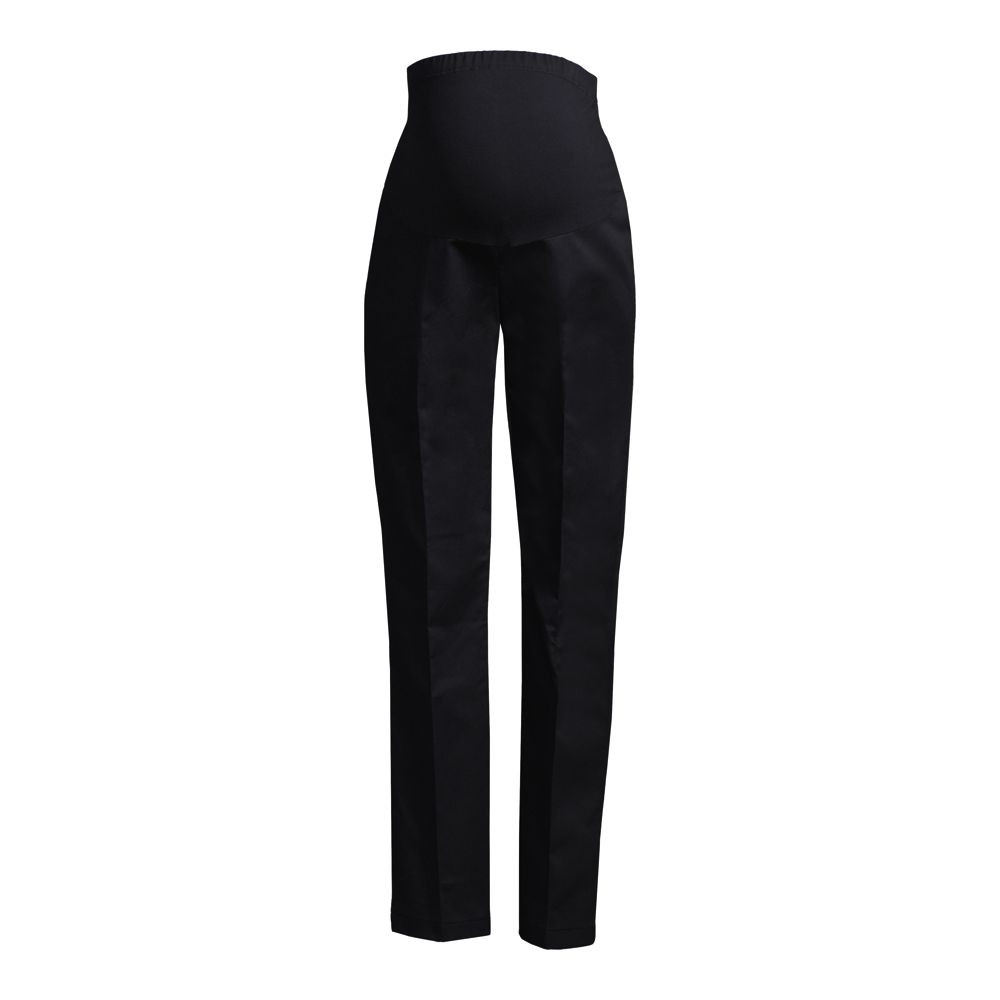 Maternity Straight Leg Chino Pants - Black - 10 | Lands' End Business Outfitters