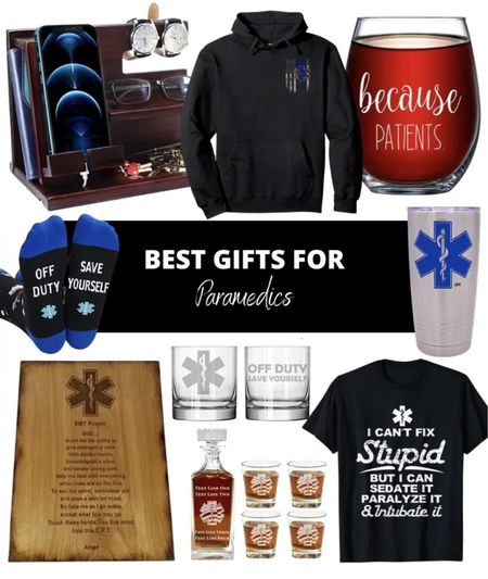 Gift guide for paramedics. Paramedic gift guide. EMT gift guide. Gifts for EMT. EMS gift guide  

#LTKSeasonal #LTKHoliday #LTKGiftGuide