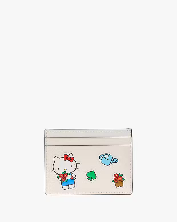 Hello Kitty X Ksny Small Slim Card Holder | Kate Spade Outlet