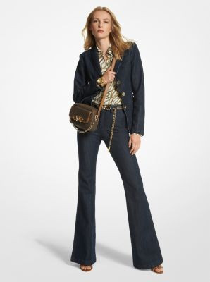Stretch Denim Blazer | Michael Kors US