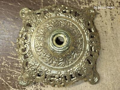 Vintage Ornate Brass Plated 8 1/2" Footed  Lamp Base Lot 2 | eBay US