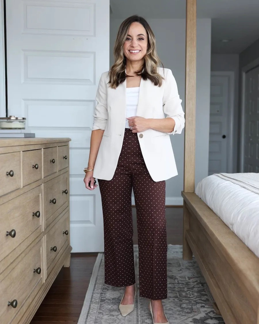 40% off sitewide at Ann Taylor! Here are three petite-friendly work outfits for Summer!

Outfit 1:
Pants (Ann Taylor): petite 00 - true to size 10.5” rise | 25” inseam
Blazer (Ann Taylor): petite 00 - true to size 
Top (Ann Taylor): petite xxs
Shoes (Sam Edelman): true to size

Outfit 2:
Top (Ann Taylor): petite xxs
Ivory Pants (Ann Taylor): petite 00
Shoes (Sam Edelman): true to size 

Outfit 3:
Blue skirt (Ann Taylor): petite 00/xxs - snug on hips, size up if curvy 
Blue top (Ann Taylor): petite xxs - size up
Tote bag (Quince)
Heels: tts

My measurements for reference: I’m 4’10” and 105lbs. My bust, waist, and hip measurement is 32”, 24”, and 36”.

#LTKPetite #LTKSaleAlert #LTKWorkwear