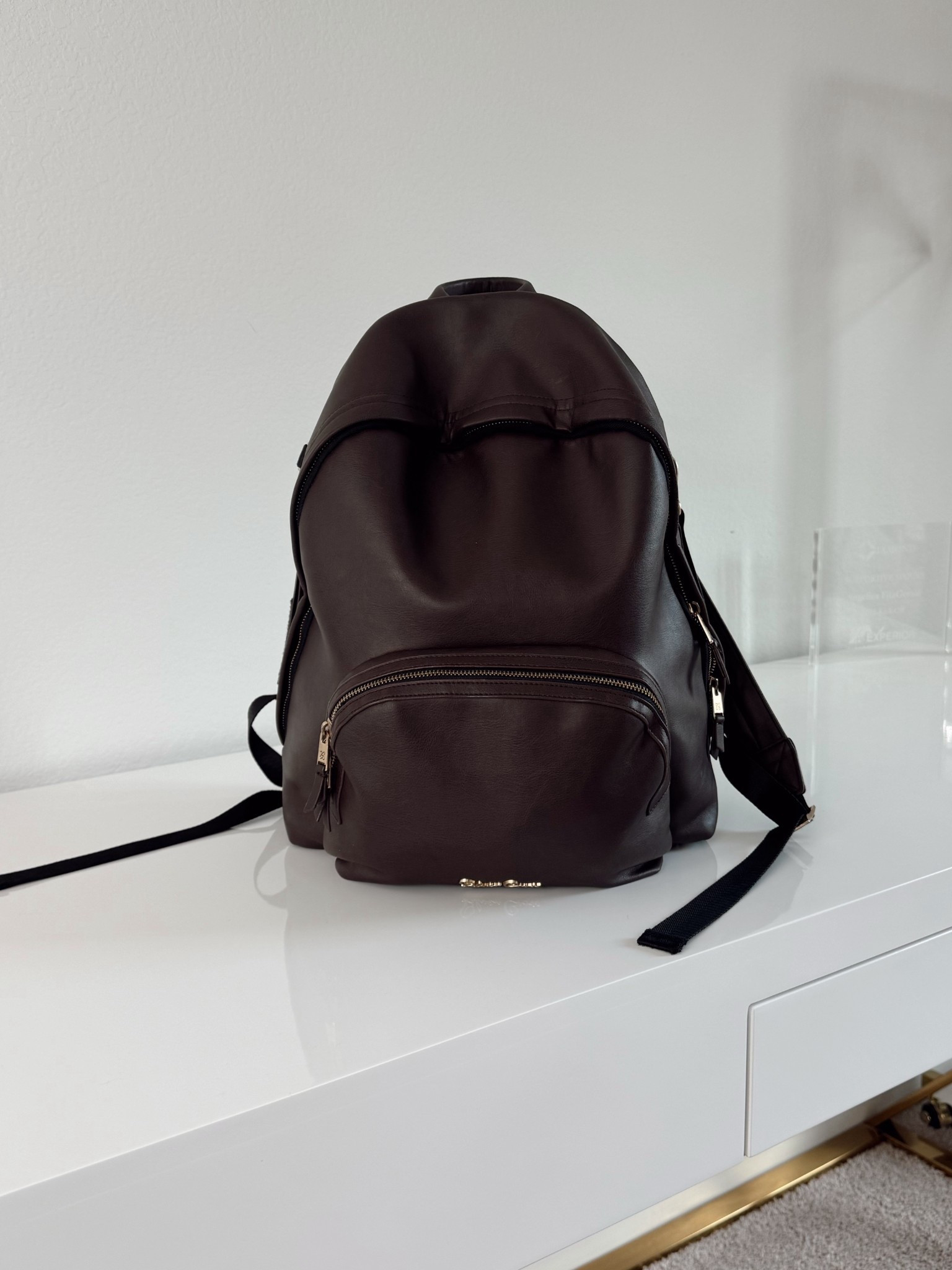 Bruce’s diaper bag that we have LOVED for the past 3.5 years! Now that our toddler no longer needs a diaper bag we plan to let him use it as a big boy back pack for whatever he needs🤎. It’s so chic and durable. Linked below!

#LTKmomlife #LTKKids #LTKBaby