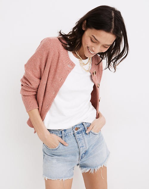 Relaxed Denim Shorts in Cedarcroft Wash | Madewell