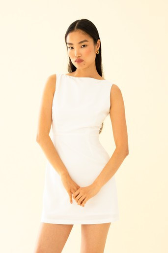 DANICA DRESS - WHITE | Sisterhood