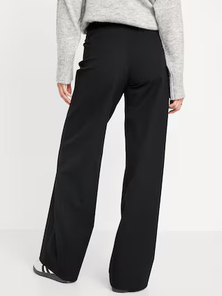 High-Waisted Pull-On Pixie Super Wide-Leg Pants | Old Navy (US)