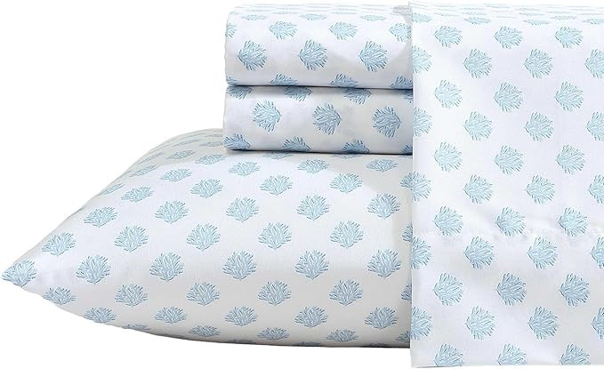 Nautica - Sheet Set, Breathable & Cooling Microfiber Bedding with Matching Pillowcase, Deep Pocke... | Amazon (US)
