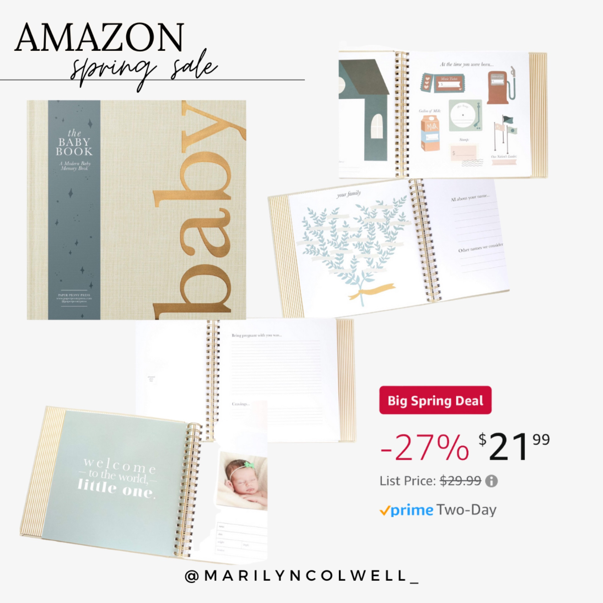 Amazon spring sale, baby book, baby gift, baby registry, pregnancy, new mom, baby shower 

#LTKfamily #LTKsalealert #LTKbaby