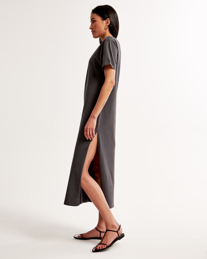 T-Shirt Maxi Dress | Abercrombie & Fitch (US)