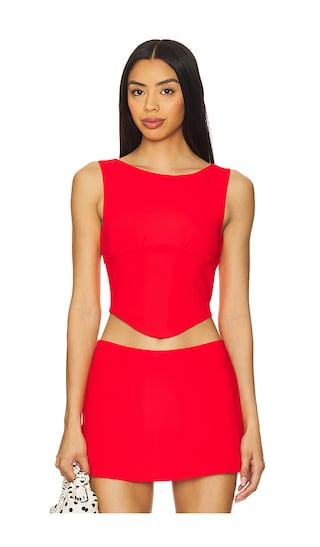 Bellini Top in Crimson | Revolve Clothing (Global)