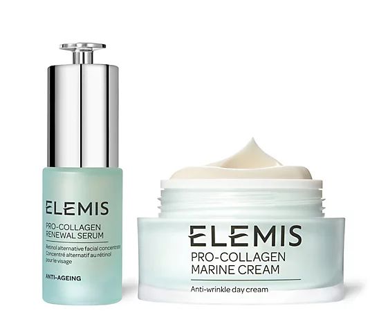 ELEMIS Pro-Collagen Marine Cream & Renewal Serum Auto-Delivery - QVC.com | QVC