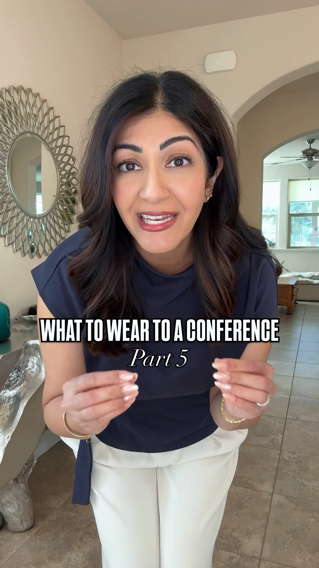 Conference outfit part five- if you’re looking for what to wear to a conference or work event with a business casual attire, as someone who works in corporate and attends and speaks at a lot of conferences, here’s what I wear if I want to be comfortable:
-loose, wide leg tailored pants with stretchy waist
-loose cute top with a defined waist
-flat shoes for work

Perfect for:
• office days 
• client meetings 
• presentations
• work dinners 
• conference 


#officeoutfit #springworkwear #conferenceoutfit #businesscasual #workwear #conference #office #blazer #amazonworkwear 

#LTKootd #LTKgrwm #LTKWorkwear