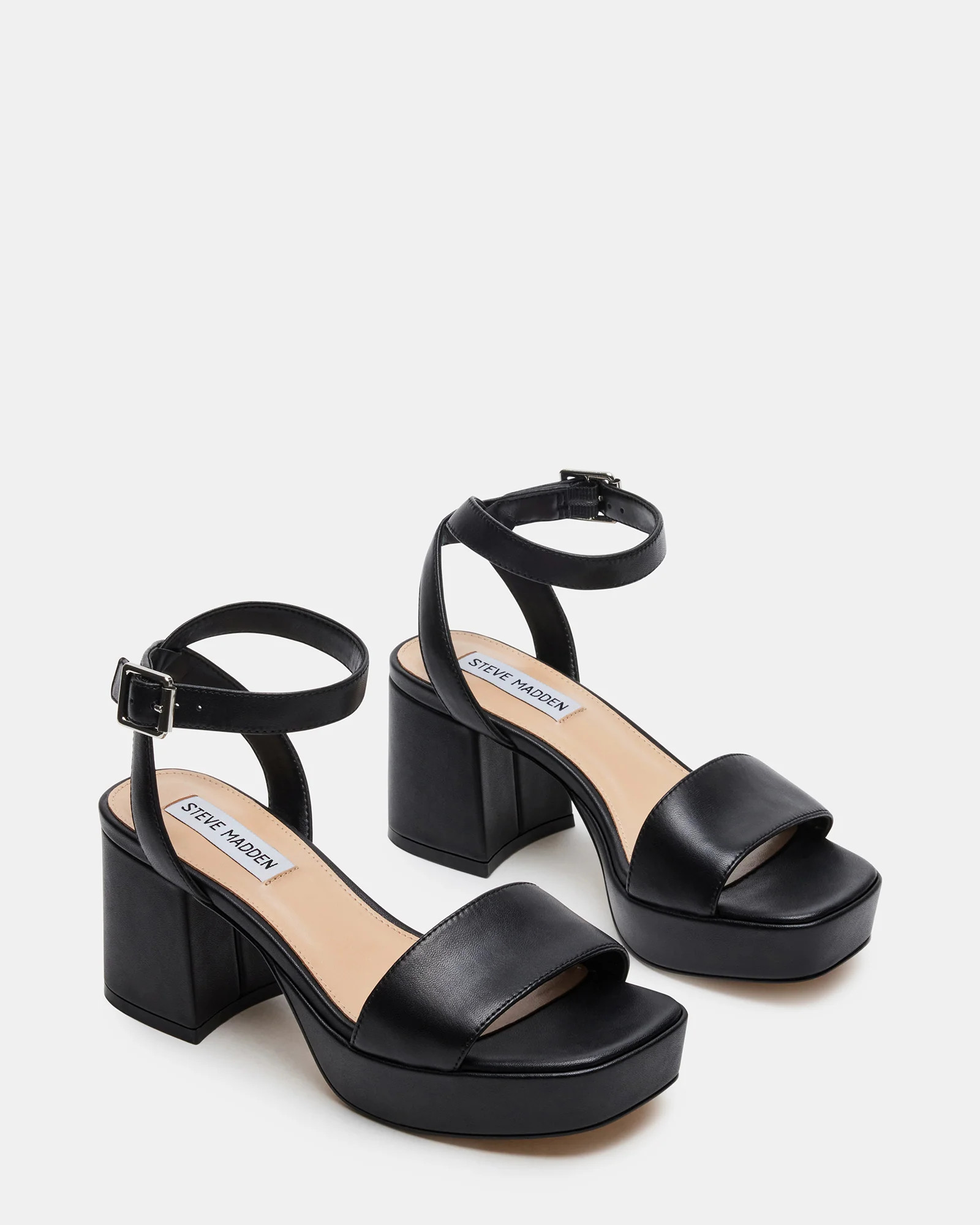 Mercerr Black Leather | Steve Madden (US)