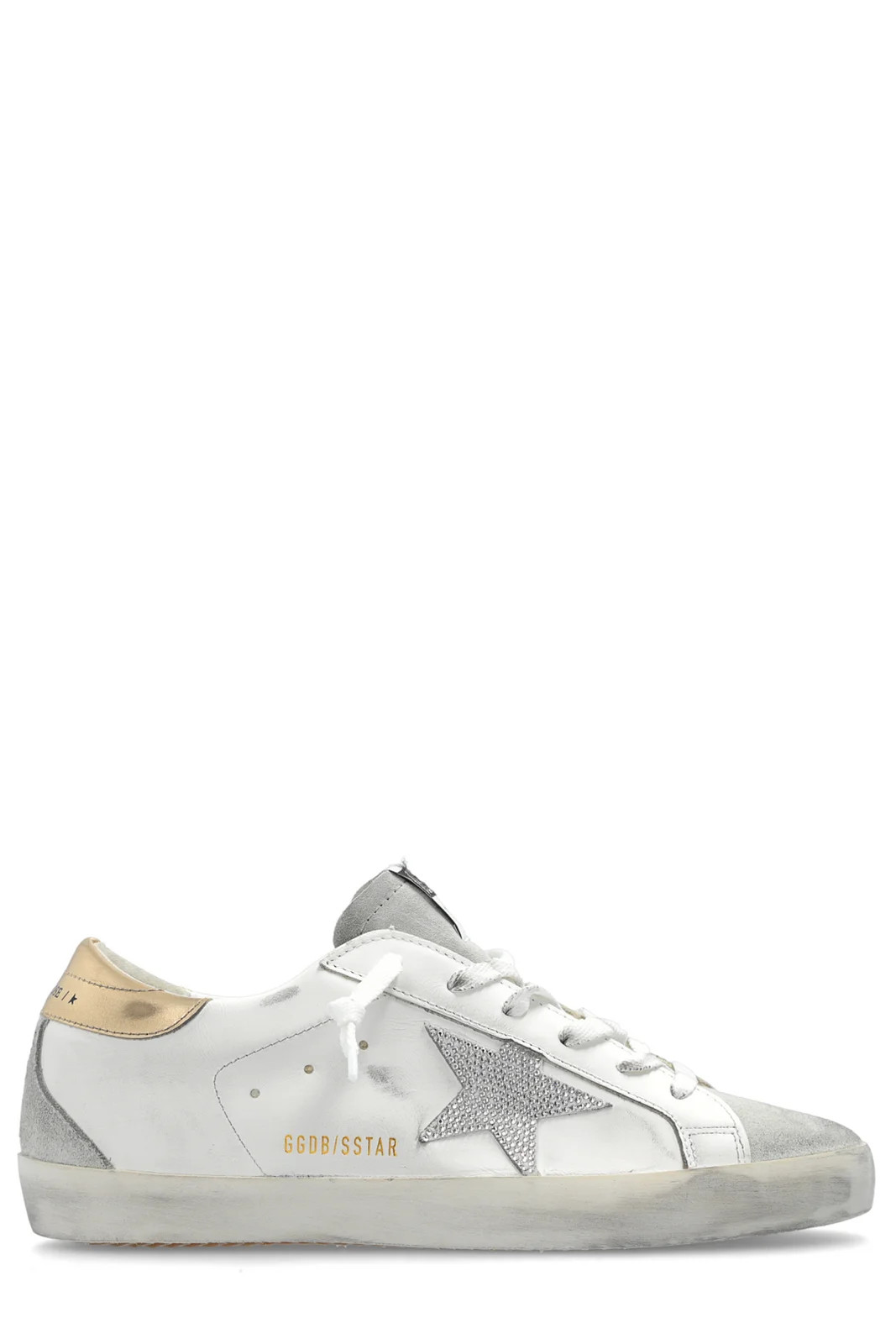 Golden Goose Deluxe Brand Super Star Embellished Sneakers | Cettire Global