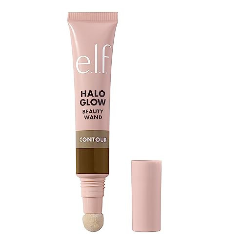 e.l.f. Halo Glow Contour Beauty Wand, Liquid Contour Wand For A Naturally Sculpted Look, Buildable Formula, Vegan & Cruelty-free, Medium/Tan | Amazon (US)