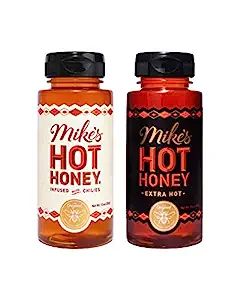 Mike’s Hot Honey–Original & Extra Hot Combo 10 oz (2 Pack), Hot Honey with an Extra Kick, Swe... | Amazon (US)