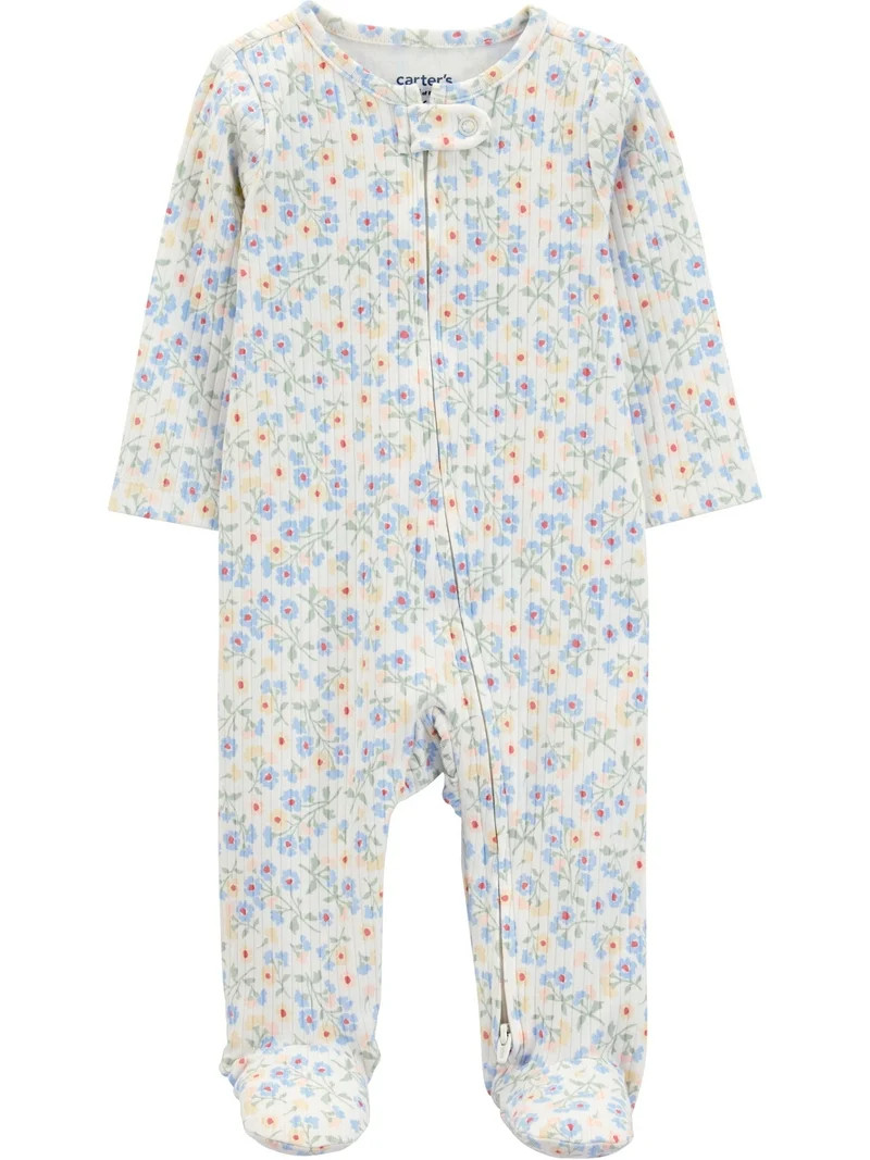 Carter's Child of Mine Baby Girl Sleep 'N Play, One-Piece, Sizes Premie-6/9 Months | Walmart (US)