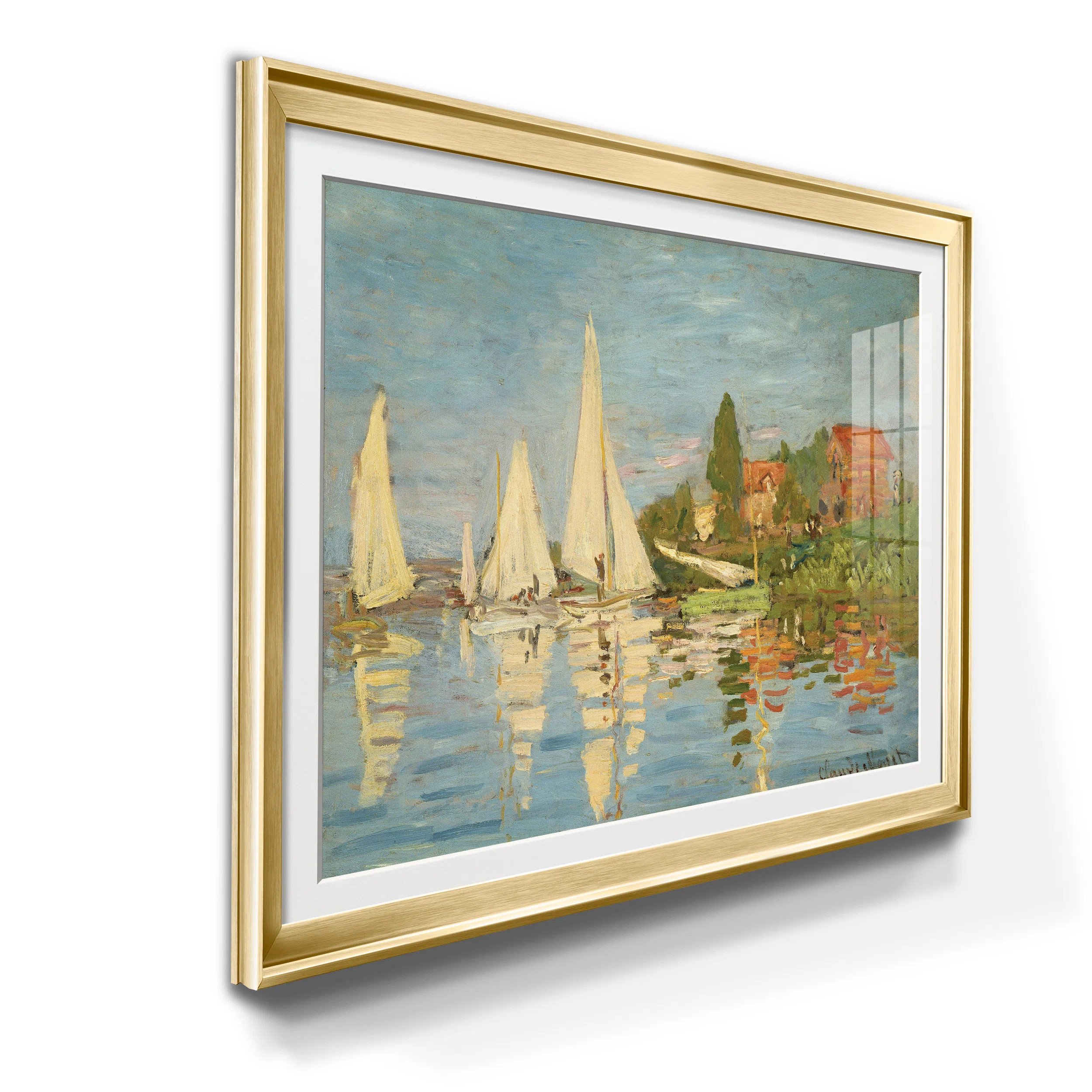 " Regatta At Argenteuil " Painting Print | Wayfair North America