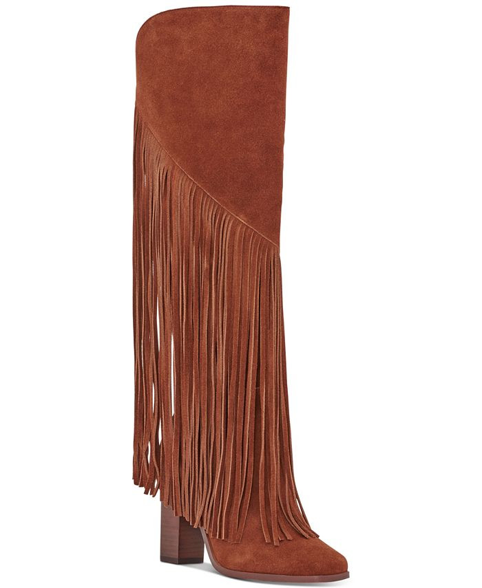Jessica Simpson Women's Asire Fringe Tall Boots & Reviews - Boots - Shoes - Macy's | Macys (US)
