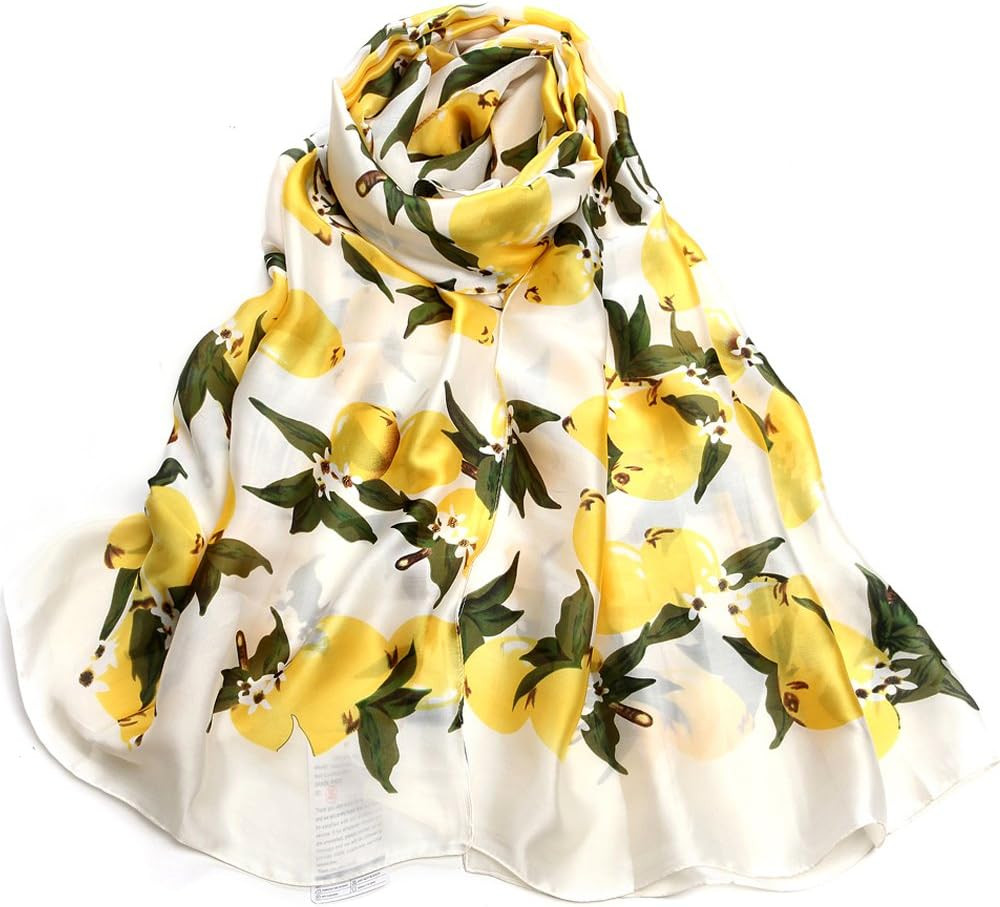 Silk Satin Head Scarf Large Shawls Sleeping Hair Wraps Soft Neck Scarves | Amazon (US)