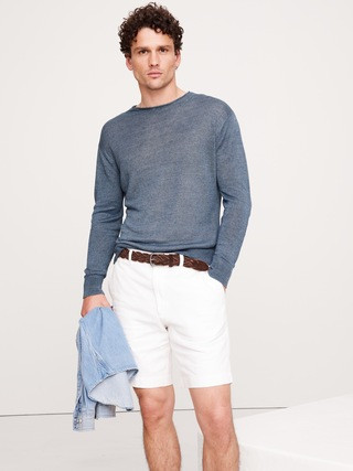 Linen Roll-Neck Sweater | Banana Republic (US)