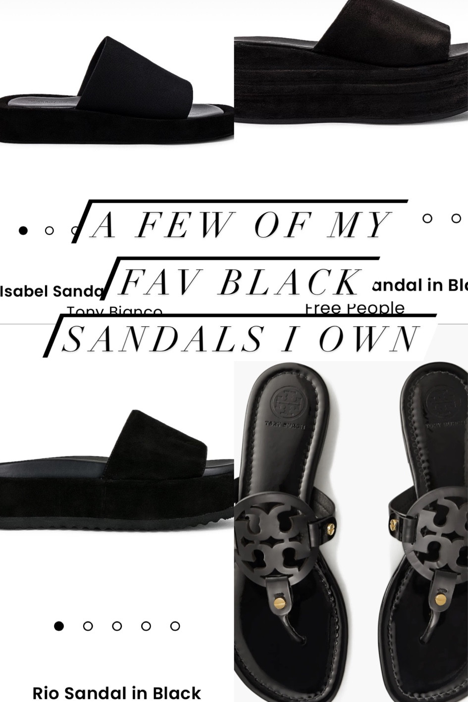 Shopping for some super comfortable & chic black sandals that go with literally EVERYTHING? I’ve rounded up a handful of some I own and LIVE in! If pictured in white - I own in black 🤌

*I JUST GOT THE DIFFUSE LEATHER CORK SANDALS BY MADDEN & THEY’RE AMAAAAAZING*

*THE KOTA CRYSTAL SLIDES ARE GORG ON I HAVE THOSE*

*THE ATHENA WEDGE I HAVE AND ITS INCREDIBLE BUT RUNS 1 SIZE BIG SO SIZE DOWN 1 full size*

*The RAFFIA SLINGBACK is so in for this year. I’m going out on a limb and purchasing these and I’ll report back, but I highly recommend them for this summer!*

*BEEK SANDALS ARE SO COMFY AND WORTH EVERY PENNY I PROMISE!*

*THE RIO AND ISABEL SANDALS ARE SO SO SO COMFY*

*MY TORY BURCH SANDALS HAVE LASTED OVER 5 years and look BRAND NEW*

***THESE ALL RUN TTS***
Enjoy shopping! 🛍️ 
Xoxo,
CeCe 🙏

#LTKStyleTip #LTKFindsUnder100 #LTKShoeCrush
