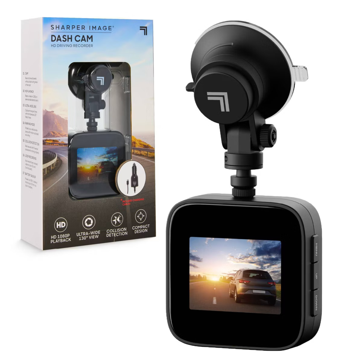 Sharper Image Dashboard Cam HD Driving Recorder | Target