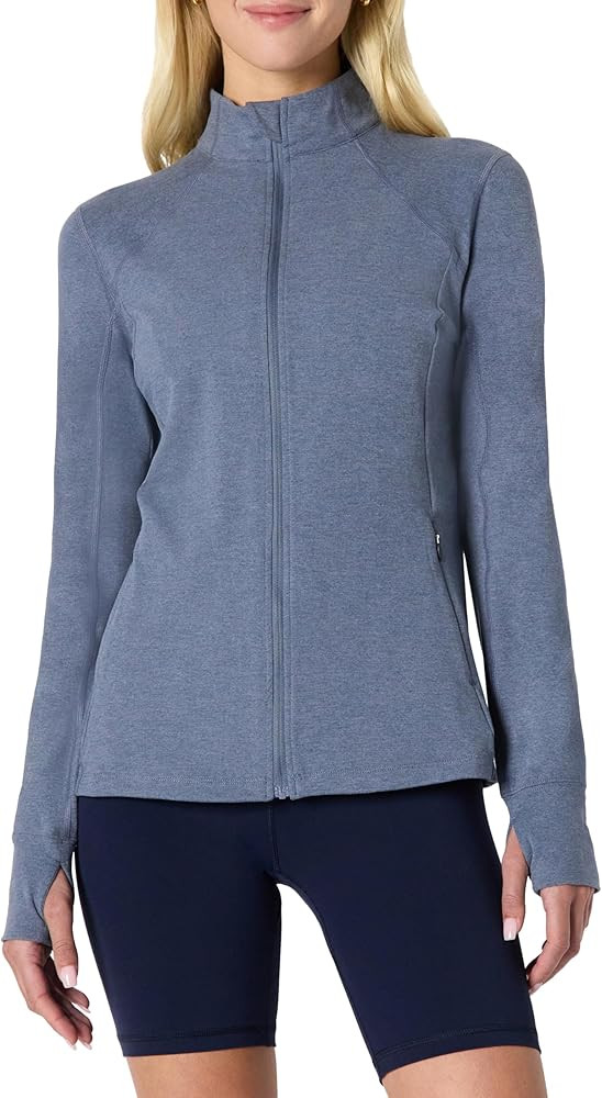 Amazon Essentials Women's Athletic Soft Performance Lightweight Zip Up Workout Running Jacket | Amazon (US)