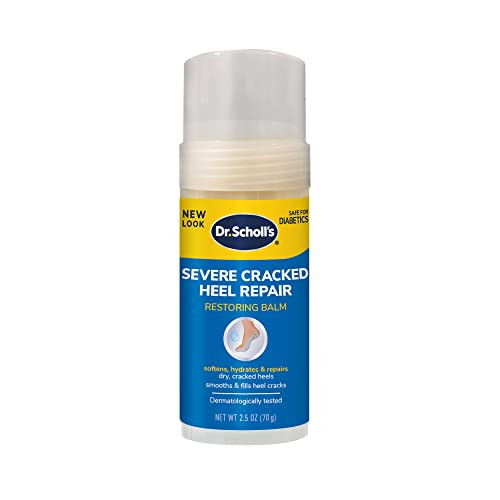 Dr. Scholl's Severe Cracked Heel Repair Restoring Balm 2.5oz, with 25% Urea for Dry, Cracked Feet... | Amazon (US)