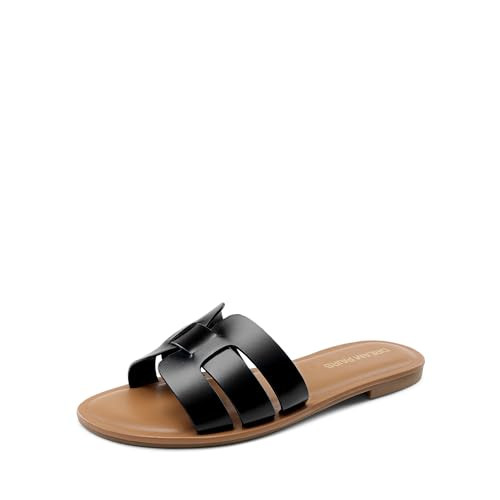 DREAM PAIRS Women's Dressy Slide Sandals Slip-on Comfortable Slides Fashion Casual Open Toe Summe... | Amazon (US)