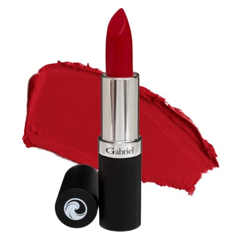 Gabriel Cosmetics Lipstick (Pomegranate - Deep Red/Cool Crème) | Amazon (US)