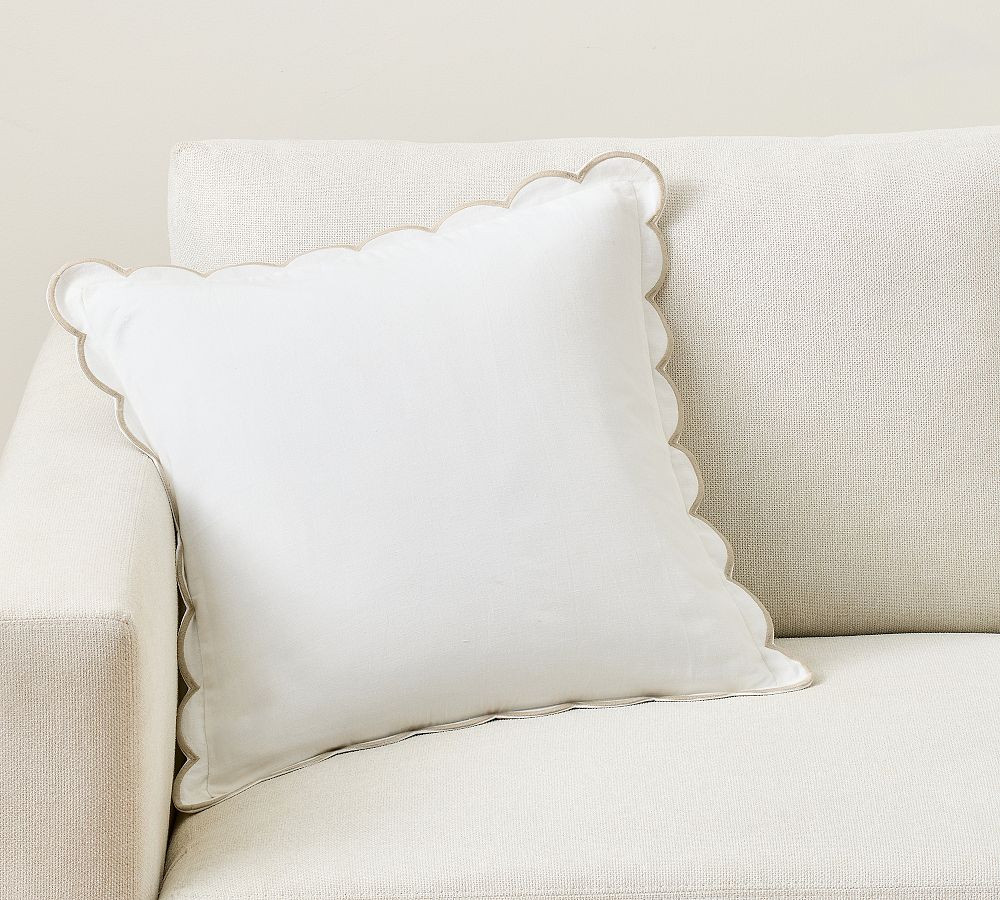 Scalloped Pillow Cover | Pottery Barn (US)