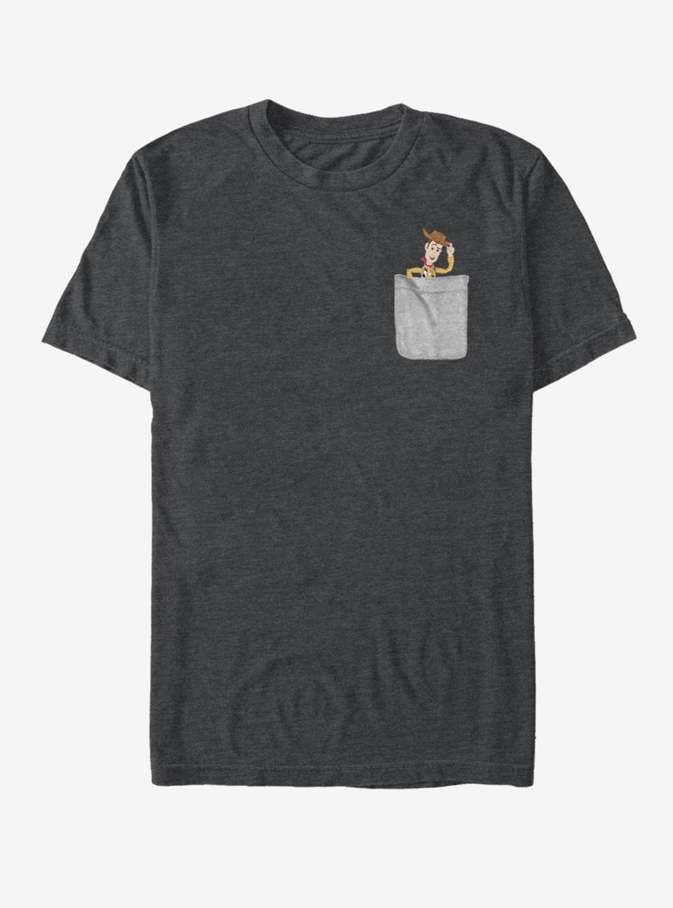 Disney Pixar Toy Story Woody Faux Pocket T-Shirt | BoxLunch