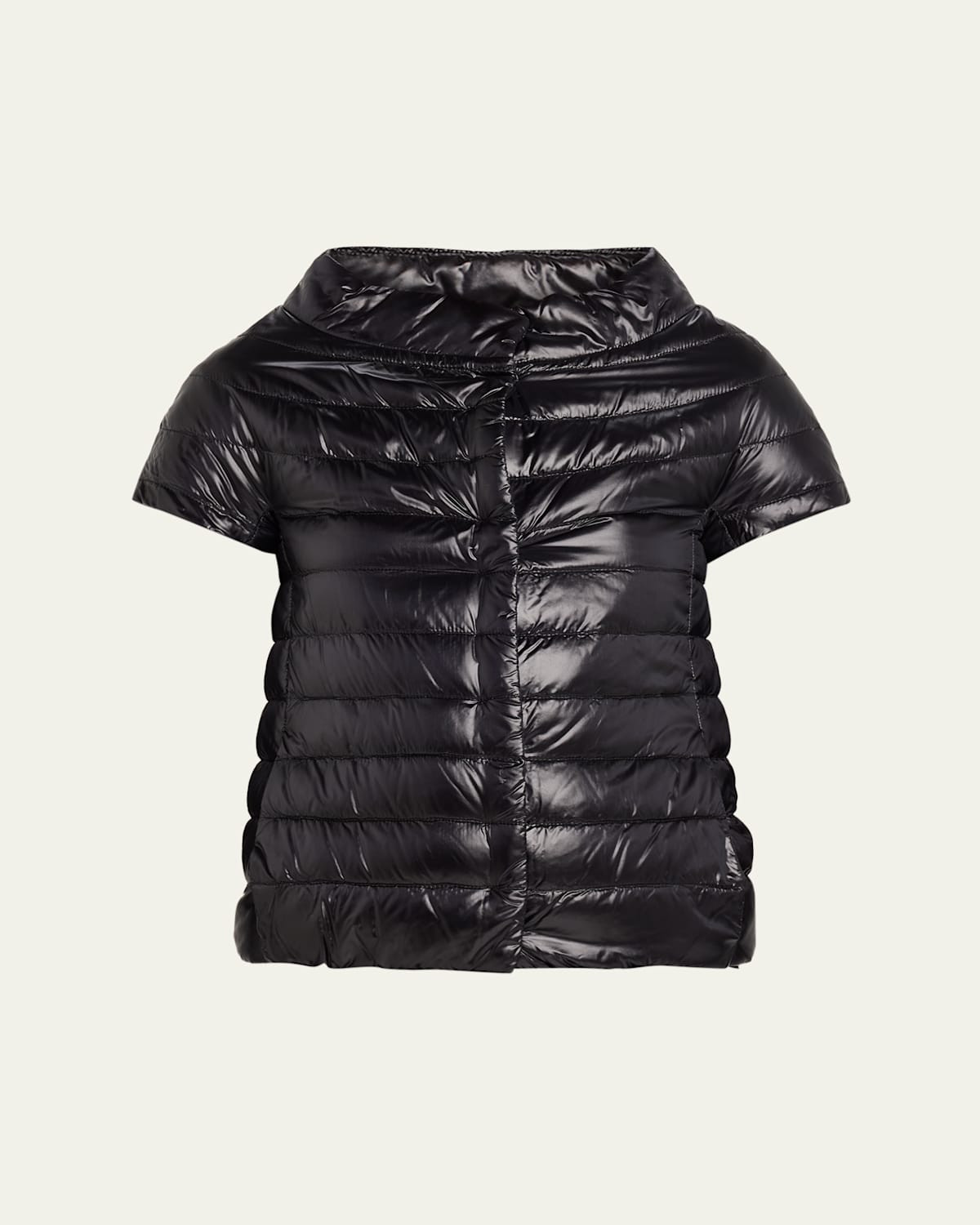 Emilia Water-Resistant Ultralight Nylon Puffer Cape | Bergdorf Goodman