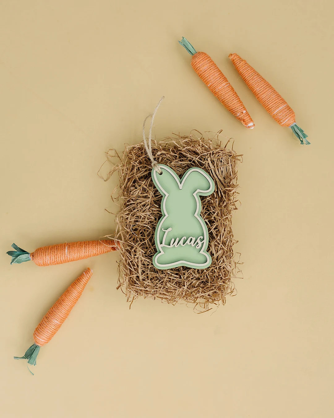 Personalized Easter Bunny, Basket Name Tags, Kid's Easter Basket, Custom Easter Bunny Gift Tag, E... | Etsy (US)