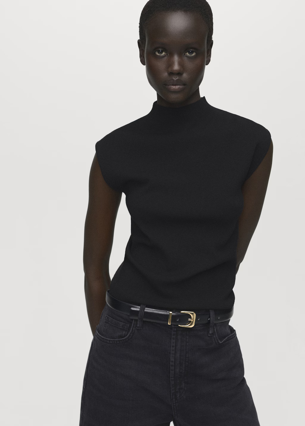 Perkins-neck knitted top | Mango (US/MX/AU)