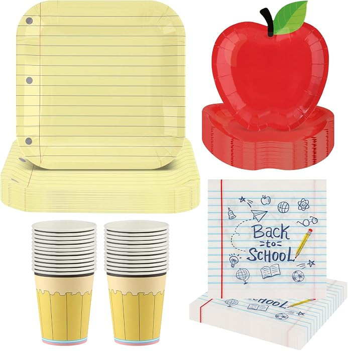 Arosche Back to School Decorations for Party Set for 24 Guests | Amazon (US)